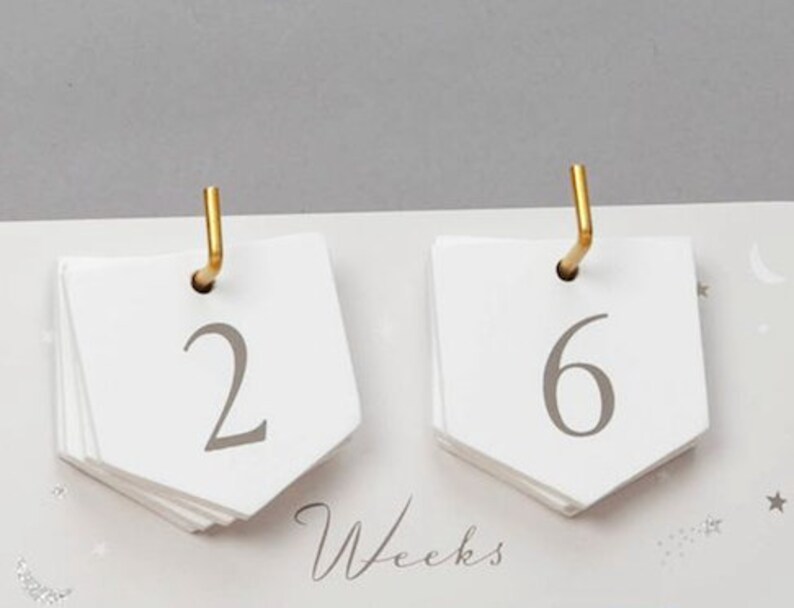 Baby Countdown Scan Frame Etsy UK