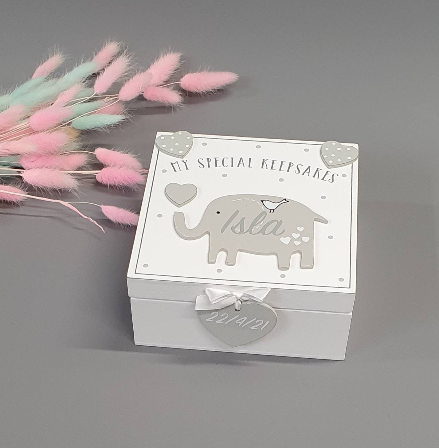 Elephant Keepsake Box atelieryuwa.ciao.jp