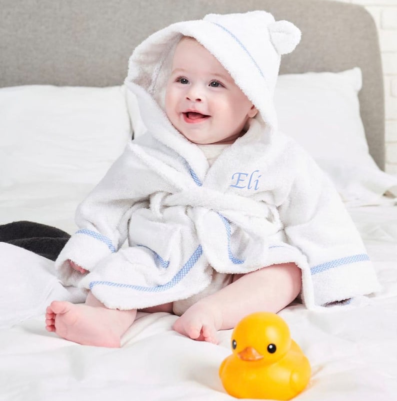personalised toweling robe