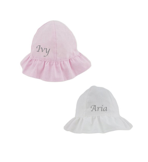 Pretty Broderie Anglaise Baby/Toddler Sun hat White 3-6 Months 