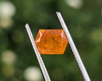 Grenat spessartite - 2,84 carat - Hexagone - "Fanta color"