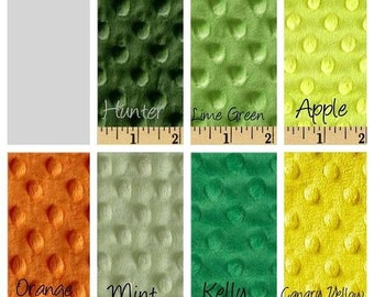 Custom Order Standard Changing Pad Cover Minky Dimple Dot Cuddle Mallard Blue Green