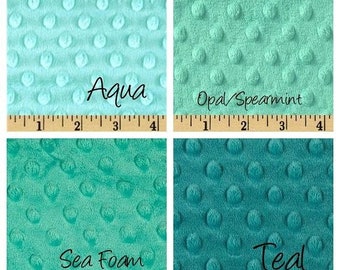 Custom Order Standard Changing Pad Cover Minky Dimple Dot Cuddle Cactus Green
