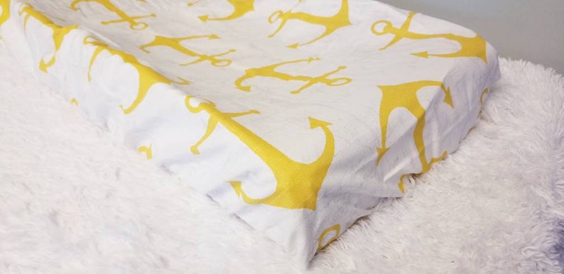 Custom Made Standard Changing Pad Cover Gray Deer Heads