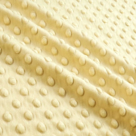 Minky top dot blanket