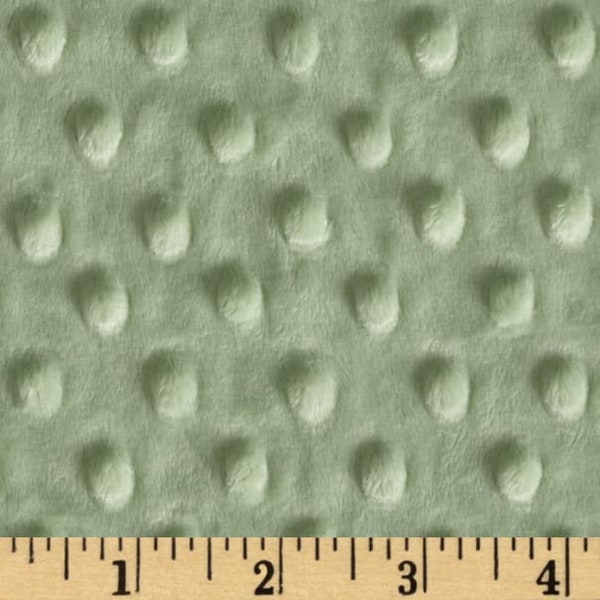 Custom Order Standard Changing Pad Cover Minky Dimple Dot Cuddle Sage Green