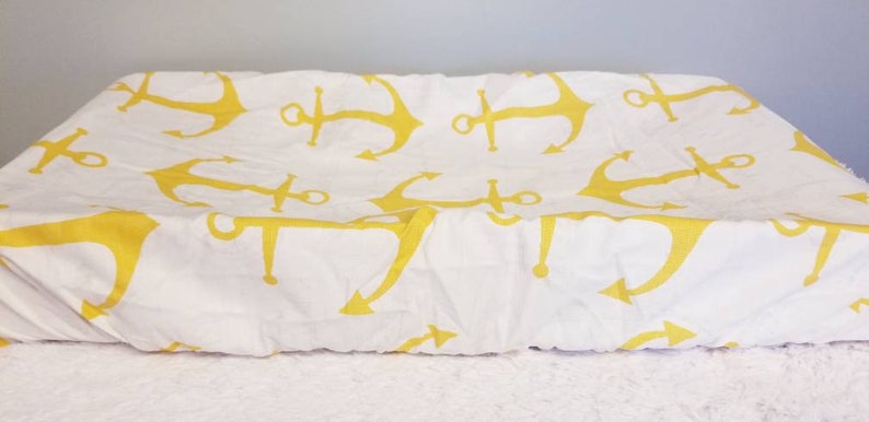 Custom Made Standard Changing Pad Cover Gray Deer Heads
