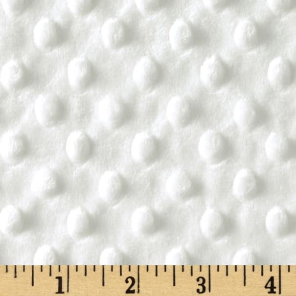 Baby/infant Blanket Minky Dimple Dot White Etsy New Zealand