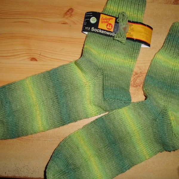 Wollsocken Gr. 47/48, handgestrickt