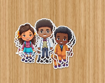 STEM-sticker voor kinderen