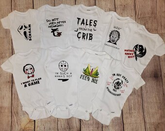 horror baby onesies