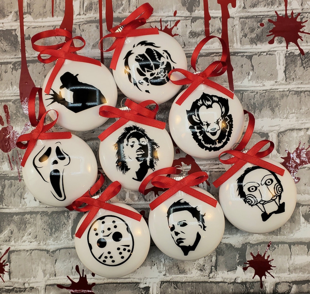 Horror Ornaments 3.5 Ornaments Horror Decor Etsy