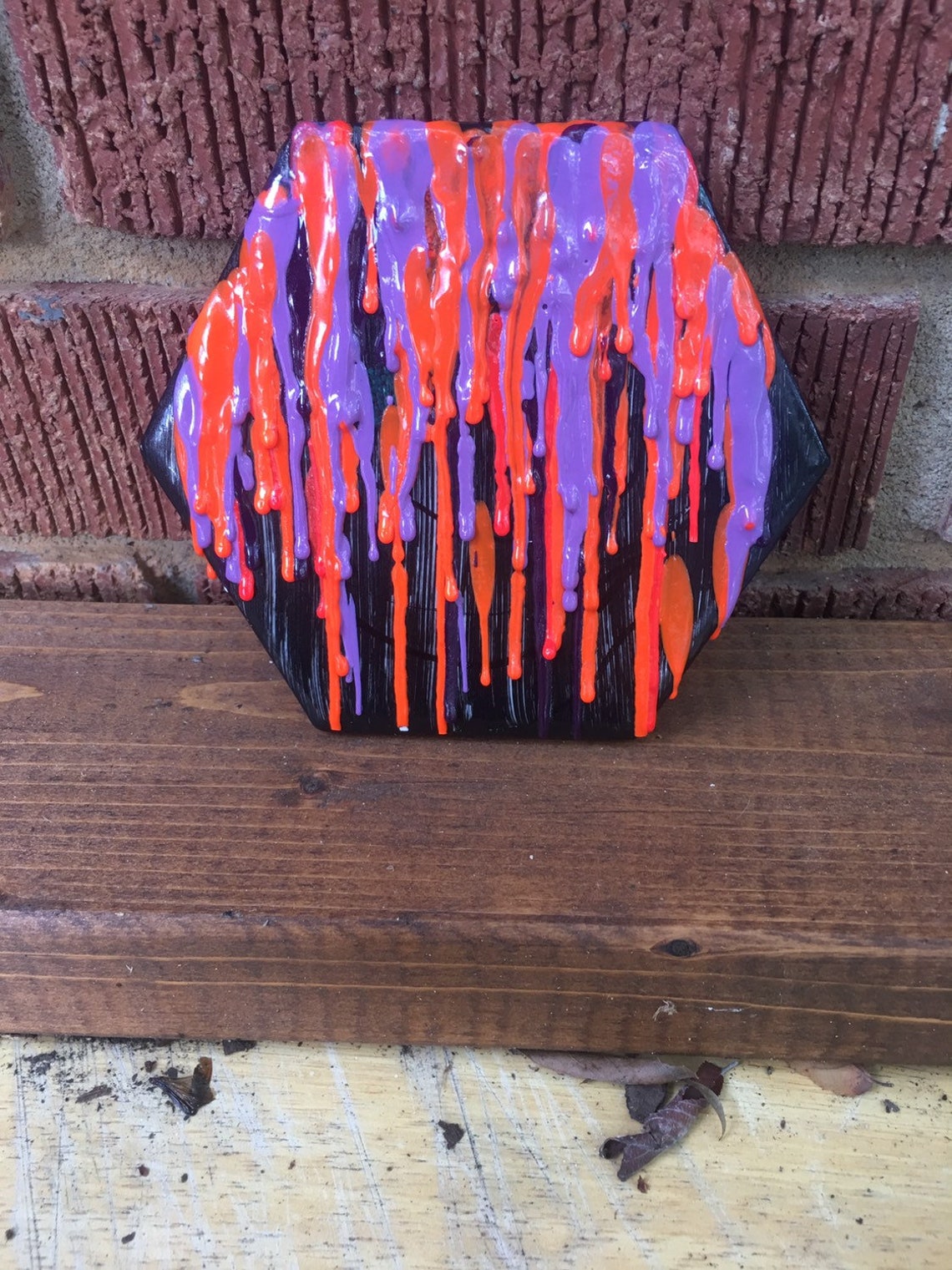 Wax Drip Art Design Strong Perfect Gift Etsy