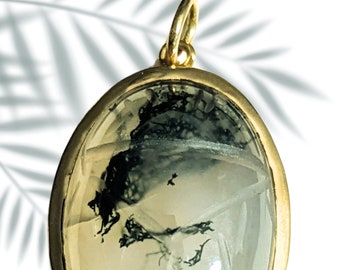 14k Gold Gemstone Scarab Amulet Pendant Necklace/14k Charm/Heavy Bezel Pendant/ Egypt Protection