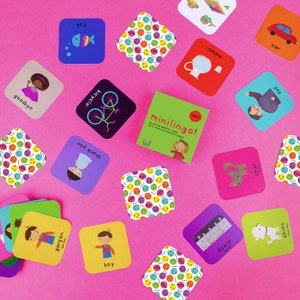 Minilingo、フランス語/英語のバイリンガル フラッシュカード | モンテッソーリ学習カード | メモリー カード ゲーム | フランス語を学ぶ