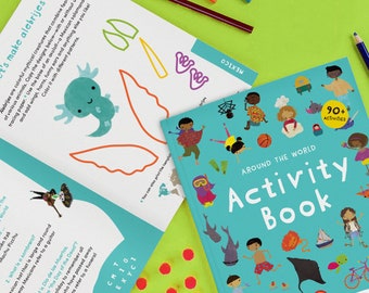 Around the World Activity Book | creative summer activities for children