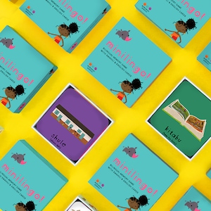 Bilingual Flashcards / Memory Card Game / Language Cards / Montessori ...