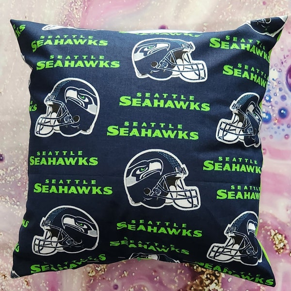 12" x 12" Sports Pillows, NFL Teams, Seattle Seahawks