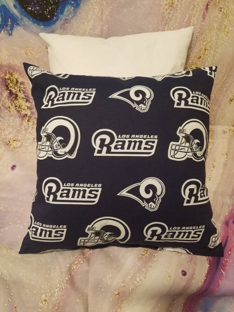 12 x 12 Sports Pillows NFL Teams Los Angeles Etsy