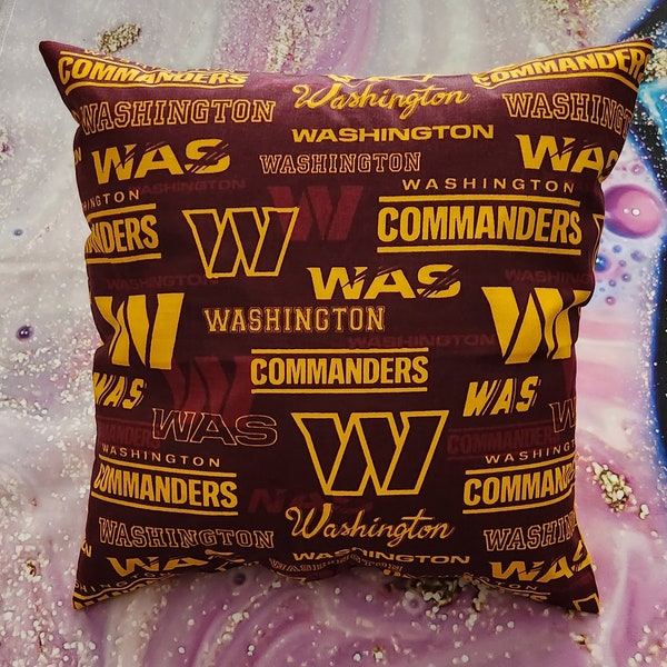 12" x 12" Sports Pillows, NFL Teams, Washington Commanders