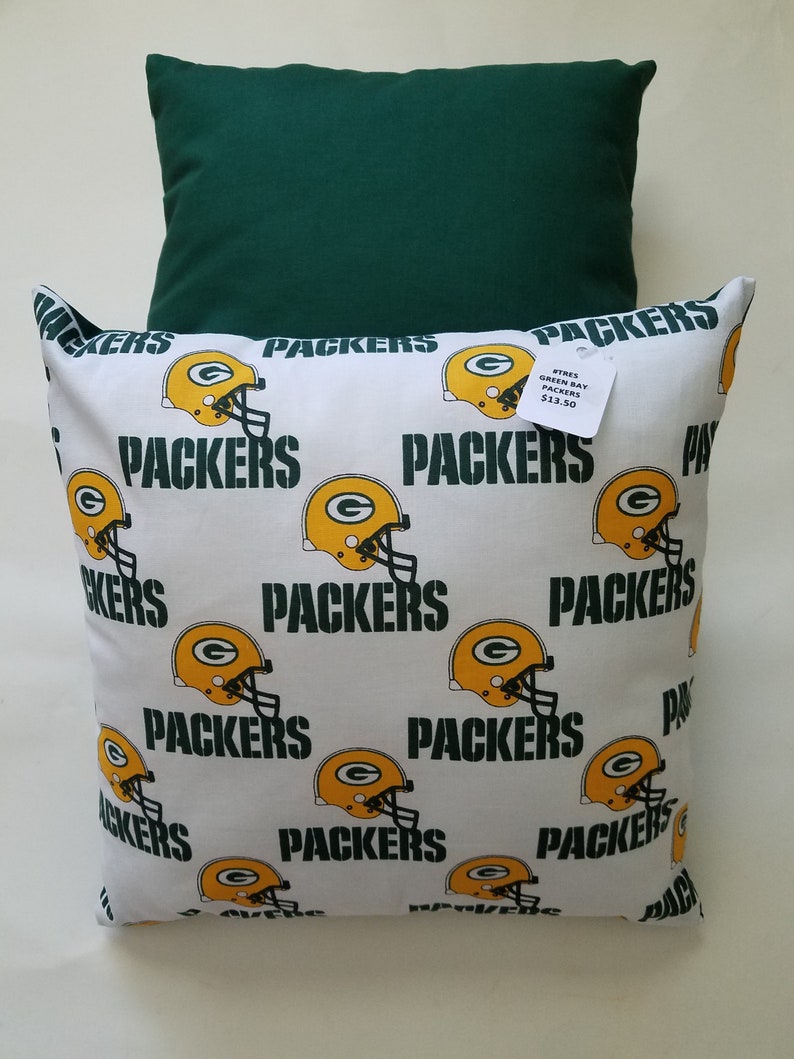 12 X 12 Sports Pillows NFL Teams Green Bay Etsy