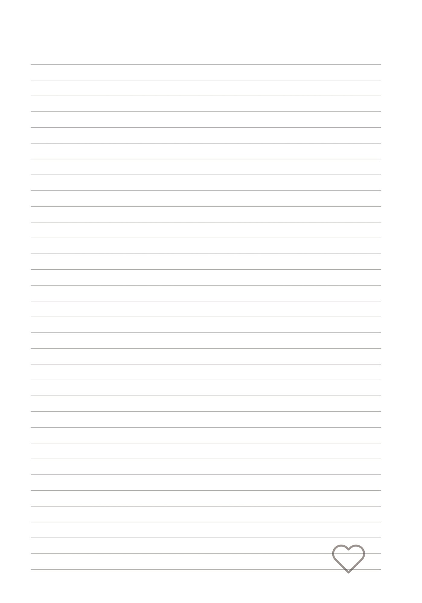 Lined Notes Template, Notes Page Printable, Note Taking, Notes Planner ...
