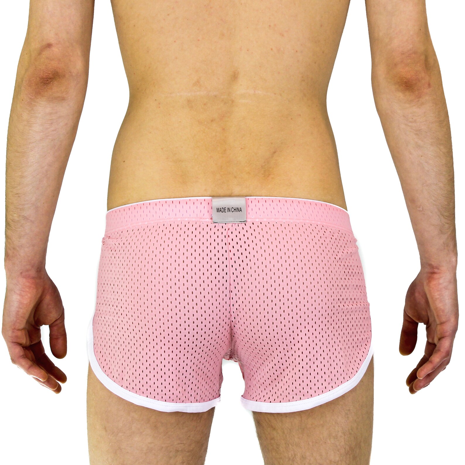 Men's Pink Shorts Underwear Boxers Gay Briefs Transparent Etsy