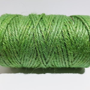 Jute Twine Green 2 mm /130 m Tools for Crafts Macrame