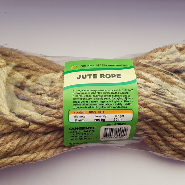Jute Rope Etsy