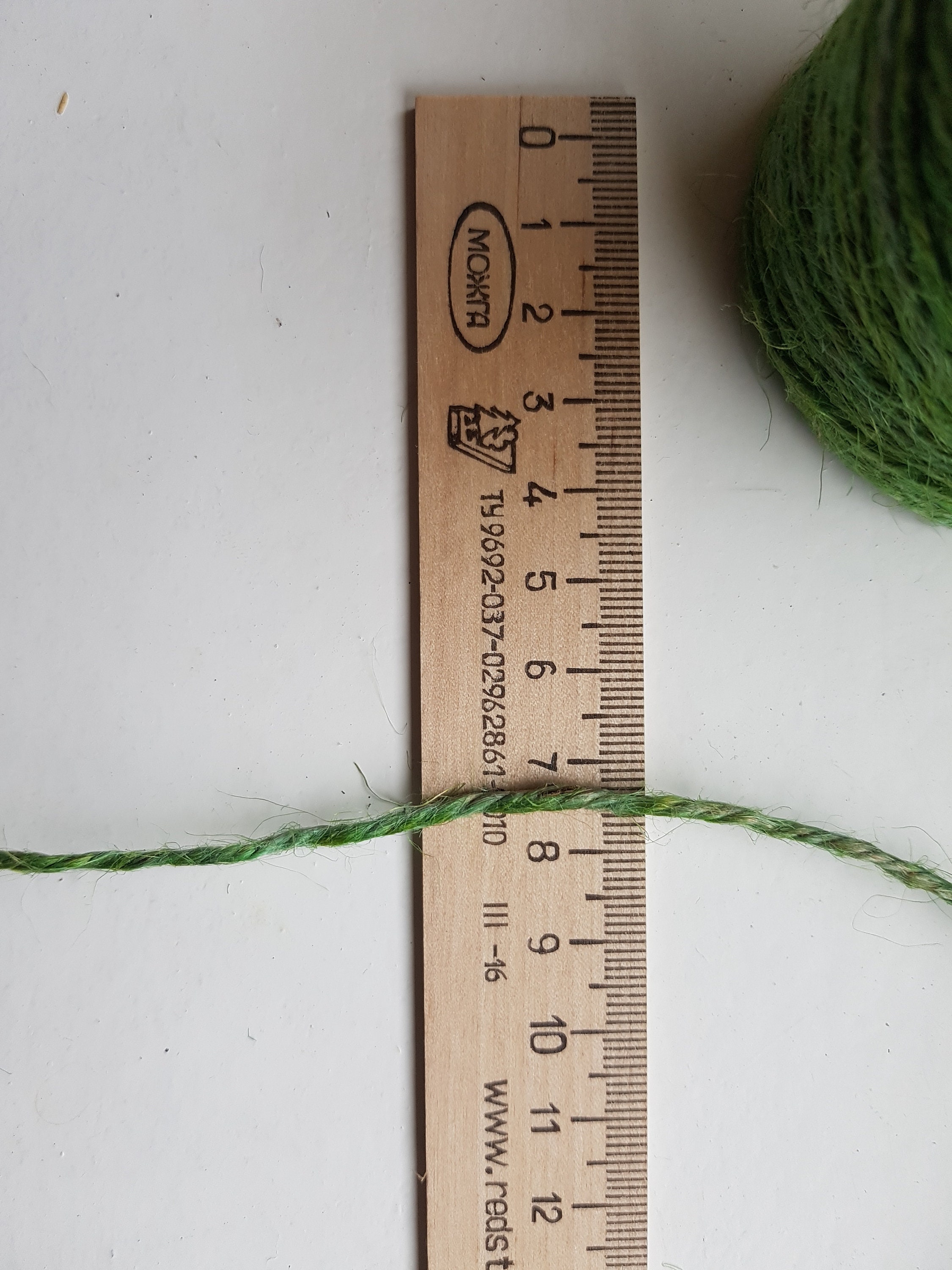 Cord Cotton 1.5 Mm/1630 M Natural Twisted Yarn Tools for Crafts Macrame 