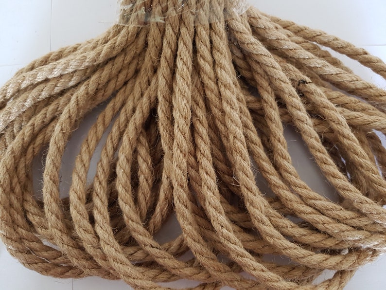 Jute Rope 8 mm Max Max 67% OFF 44% OFF 30 m Twisted for Macrame Tools Yarn Crafts