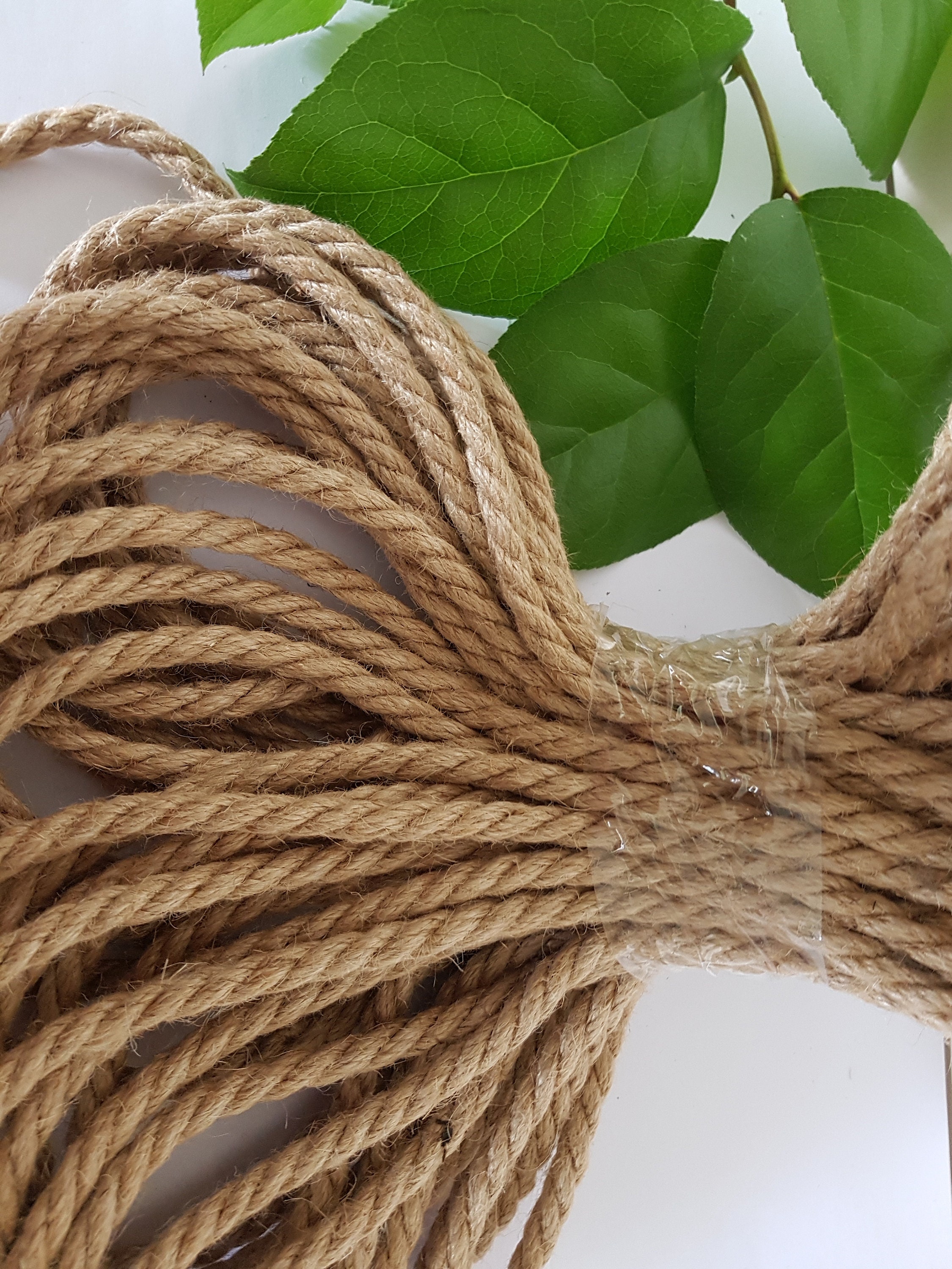Jute Rope 8 Mm/30 M Twisted Rope Tools Yarn for Crafts Macrame Etsy