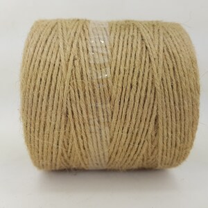 Jute Twine Yarn 2 mm/350 m Twisted Natural Twine Tools for Crafts Garden