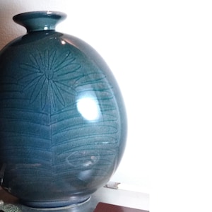 Ceramic vase from 1950s décor, rare Vintage, Original