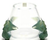 Gorgeous Lalique quot Antinea quot Crystal figural bowl no longer produced