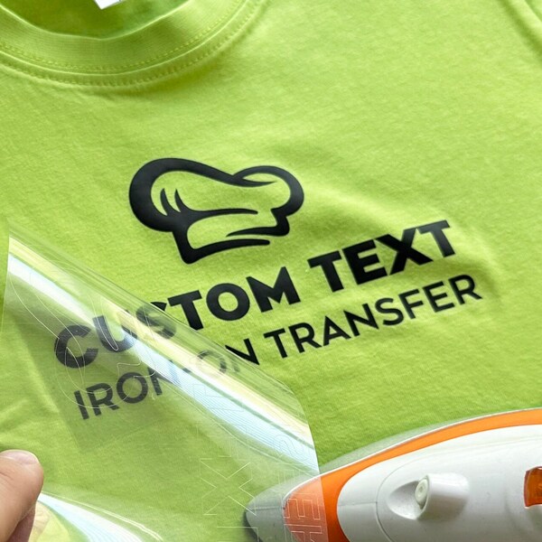 Iron Transfer Apron Etsy