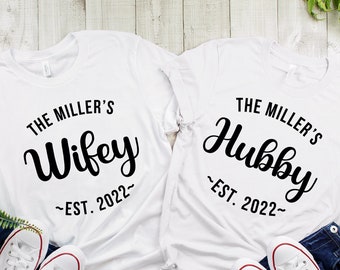 custom husband and wife shirts