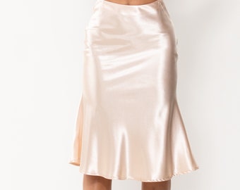 cheap satin skirts