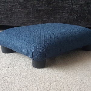 NEW Small Between 10-26 Cm 410 Solid Plain Footstool With Wooden