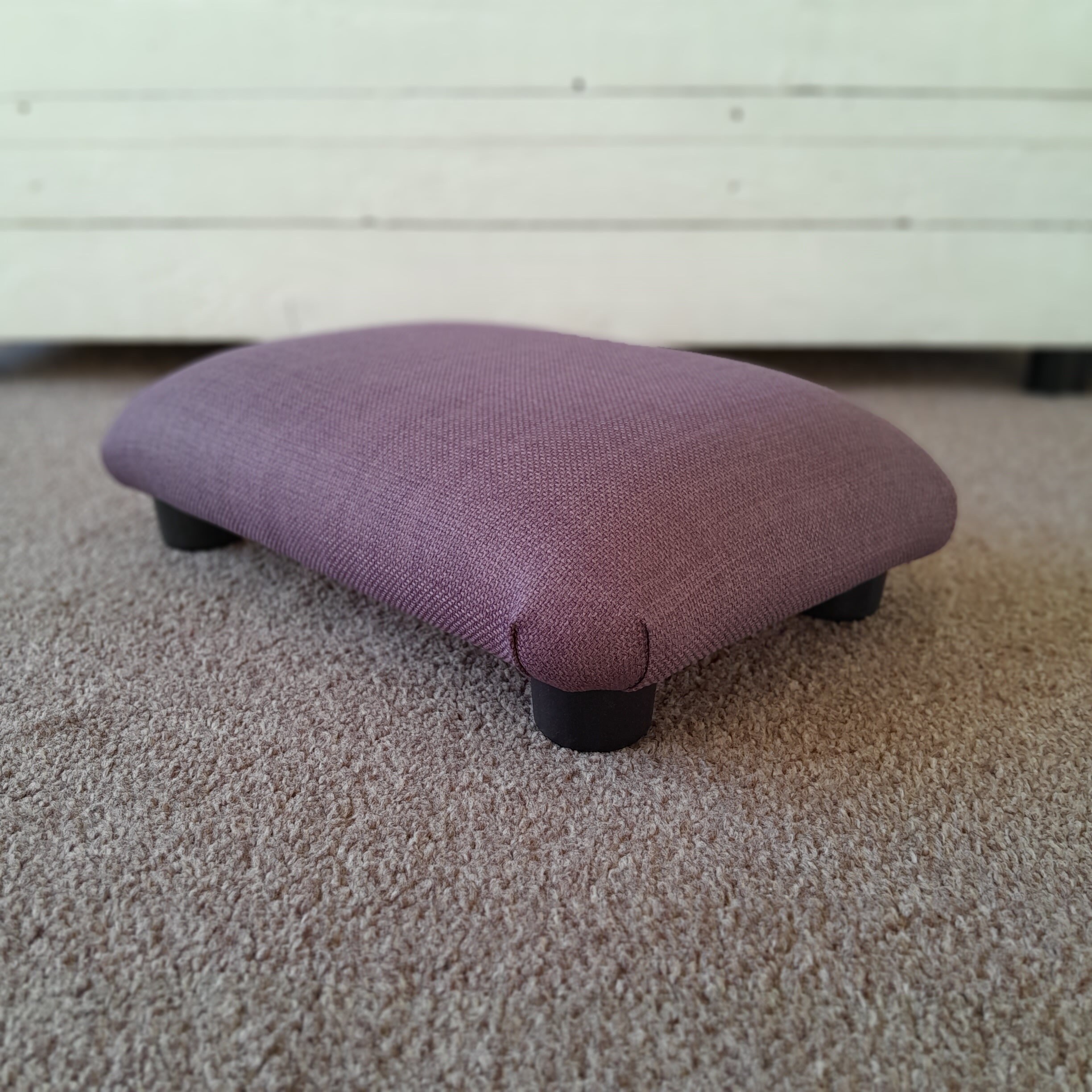 Grape Footrest Little Stool Under Desk for the office / 10 cm height small upholstered foot stool / handmade footstool / footrest