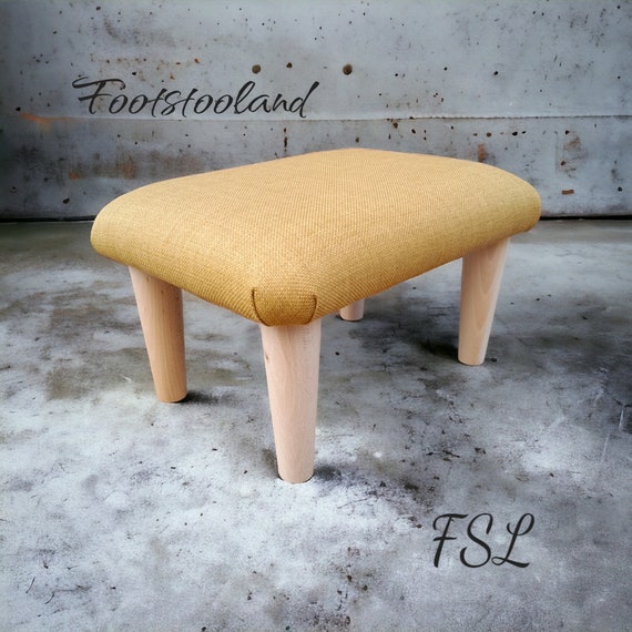 Small footstool wooden discount