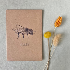 HONING - Kaart met honingbijenthema