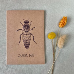 QUEEN BEE - Honey bee themed card
