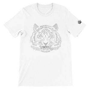 Tiger Line Design Premium Unisex Crewneck T-shirt