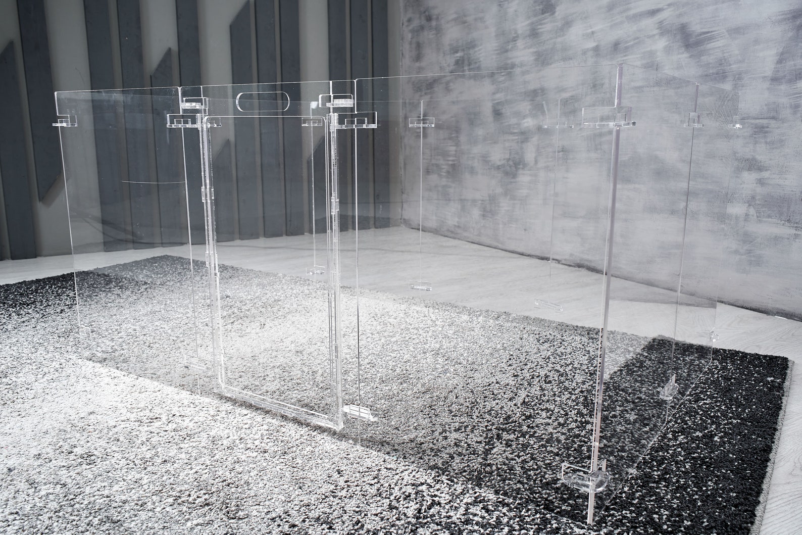 Clear Dog Playpen Acrylic Pet Pen Dog Crate Furniture Etsy