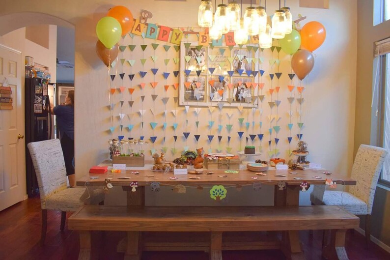 Tribal Woodland Party Pendant Backdrop