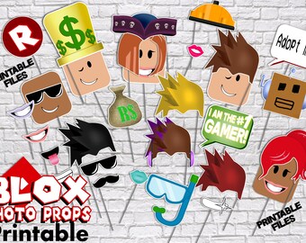 Roblox Printable Etsy - free roblox printables