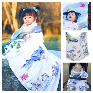 Personalized Baby Blanket | Custom Baby Blanket | Knitted Baby Blanket | Baby Girl Blankets | Baby Boy Blankets | Soft Baby Blanket | Canada