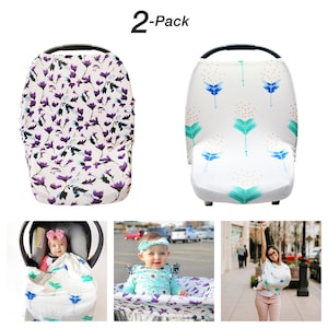 6 w 1 daszek na fotelik samochodowy dla chłopca, osłona do karmienia piersią, osłona do karmienia piersią, prezent na baby shower, osłona na krzesełko, osłona na wózek sklepowy, noworodek dziewczynka