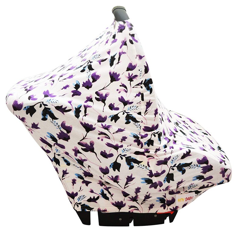 6 in 1 Car Seat Canopy Boy, Nursing Cover, Breastfeeding Cover Up, Cart